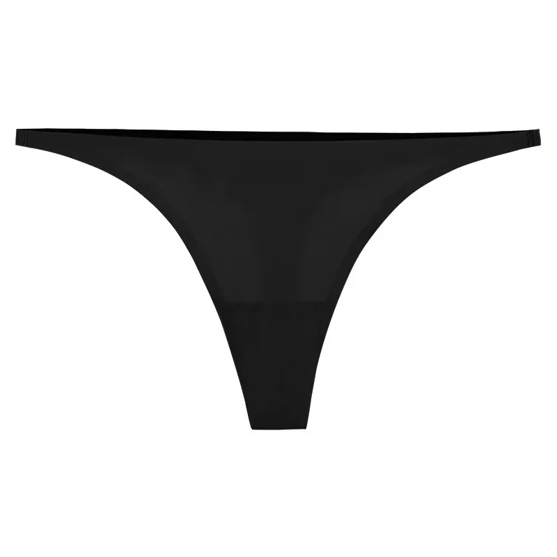Ribbon Wired Satin - 1-3pcs Ice Silk Seamless Panties For