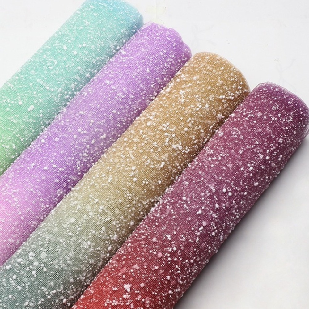 Anda Florist Supply - Gradient Snow Dot Yarn Mesh Paper
