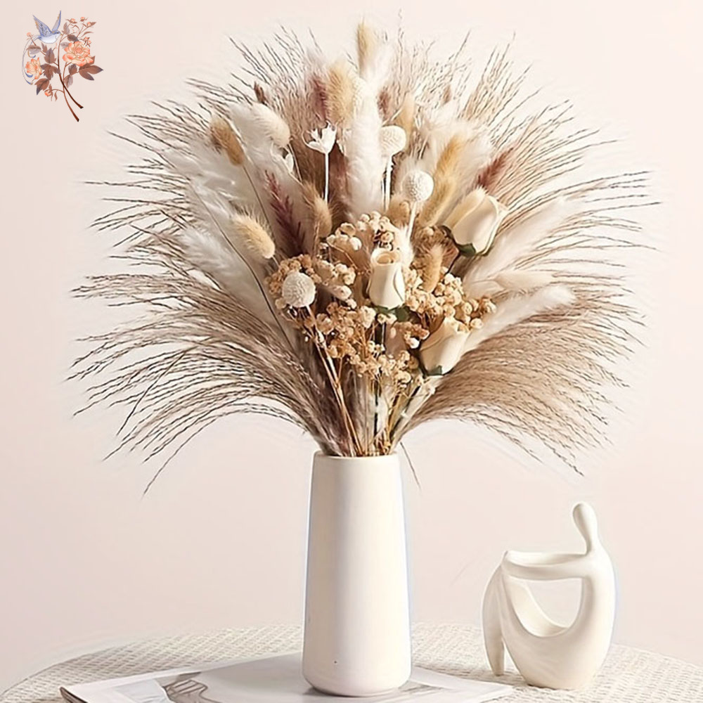80Pcs Artificial Dried Flowers - Baby Breath Dried review and price
