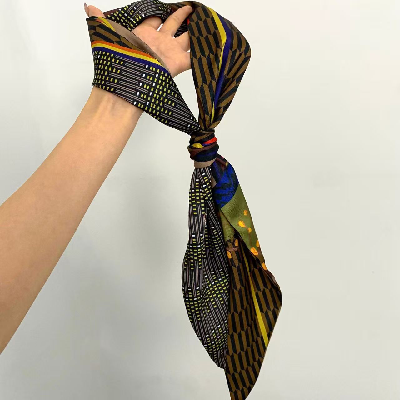 Luxury Print Long Hair Ribbon  - Ribbon Wired Satin review and price