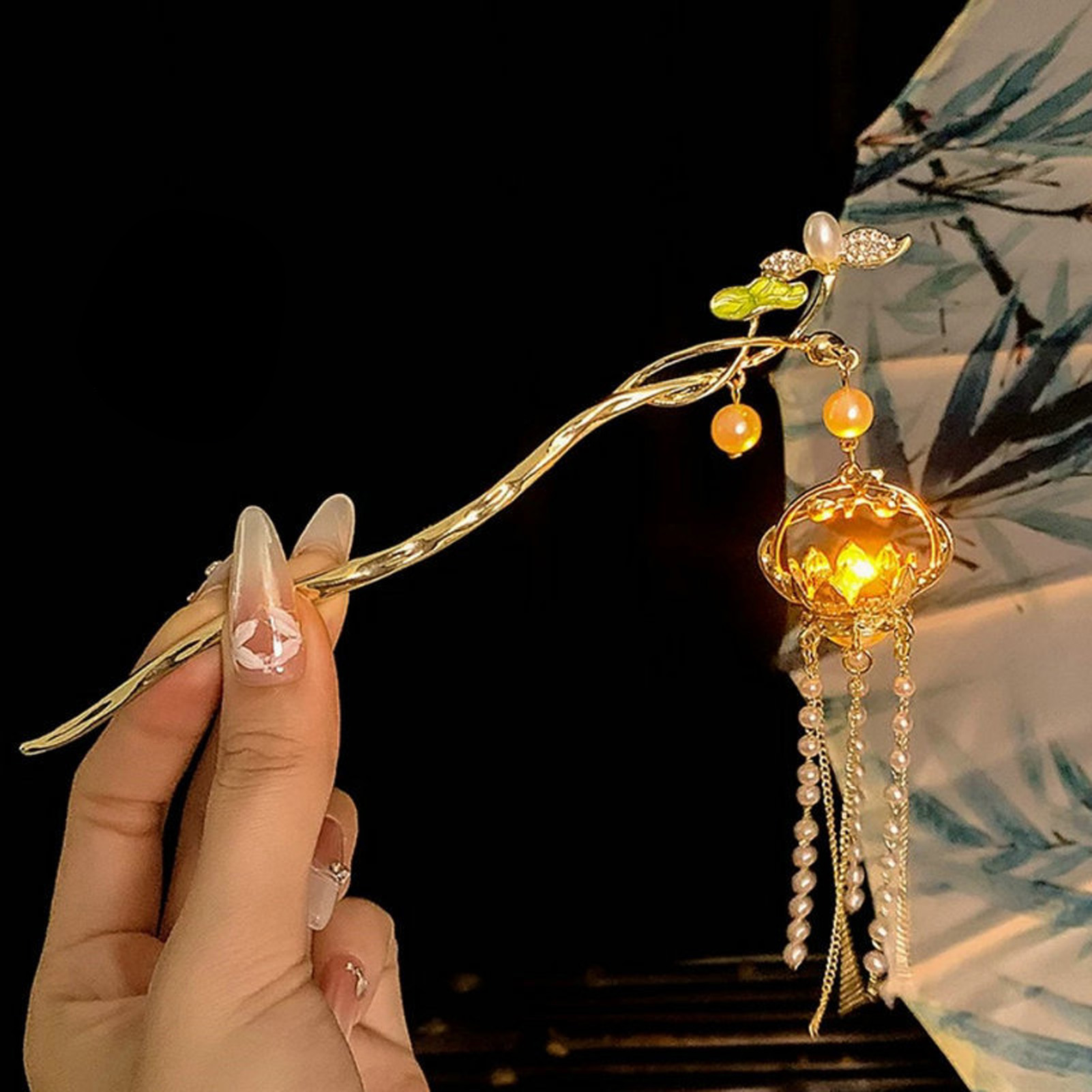 Luminous Flower Hairpin Exquis - Supply Florist review and price