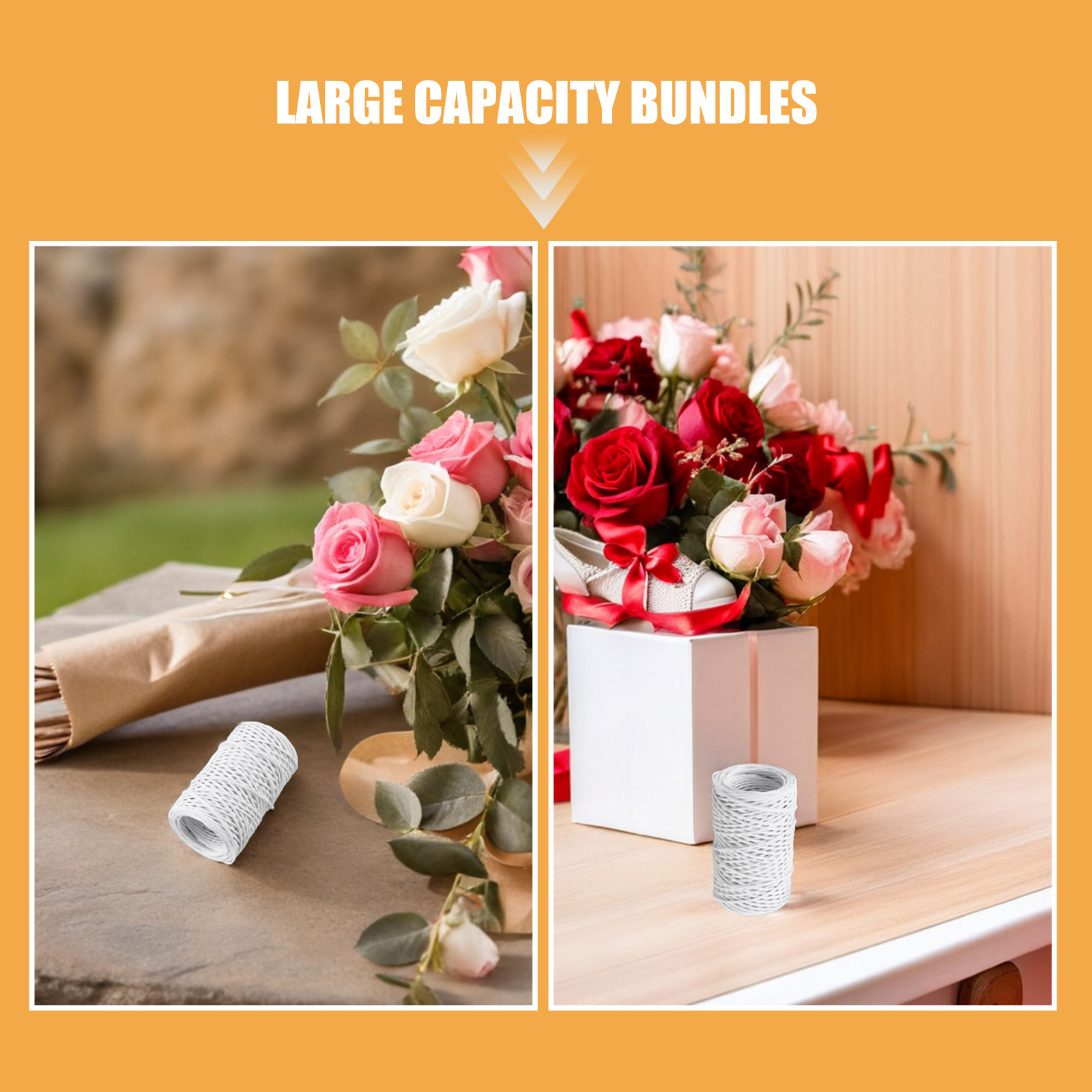 2 Rolls Floral Wire Paper Wrap - Wire Stem Florist review and price