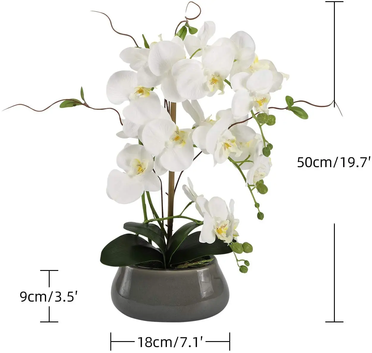 Artificial Orchid Flowers Cent - Florist Supply Vases review and price
