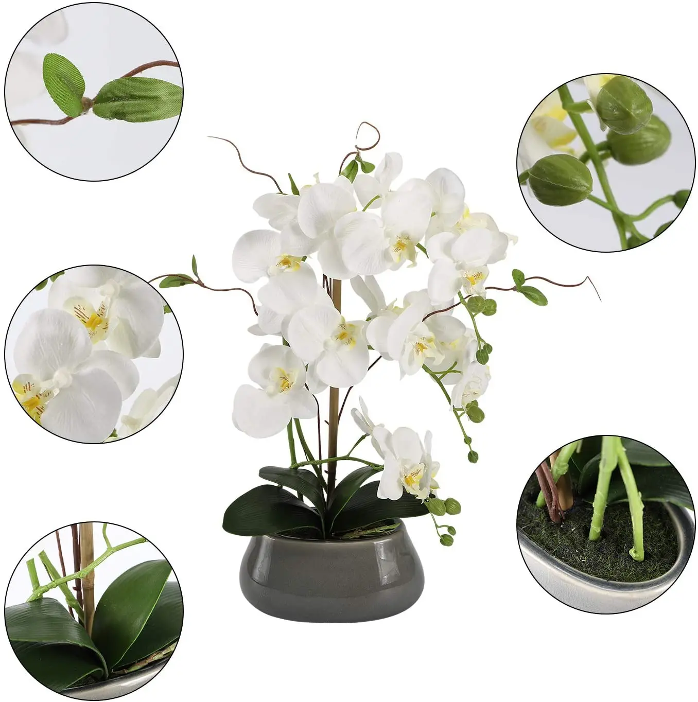 Artificial Orchid Flowers Cent - Florist Supply Vases review and price