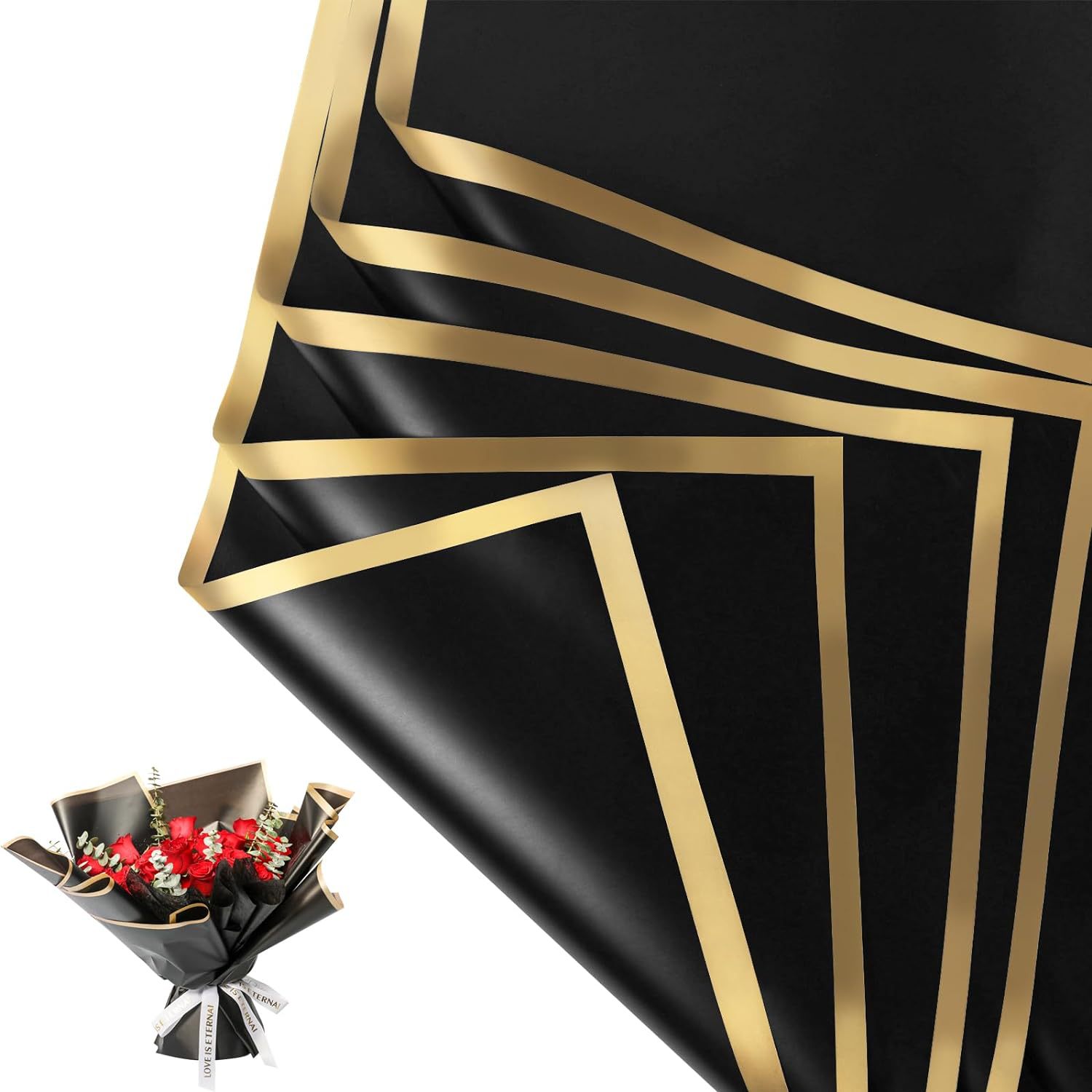 20 Sheets Gold Edge Waterproof - Anda Florist Supply review and price