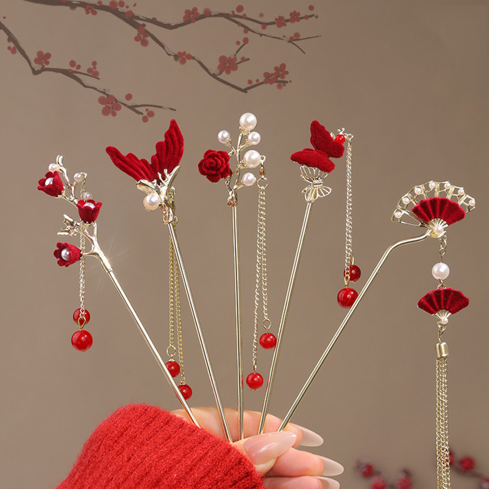 Chinese Style Rose Flower Hair - Supply Florist review and price