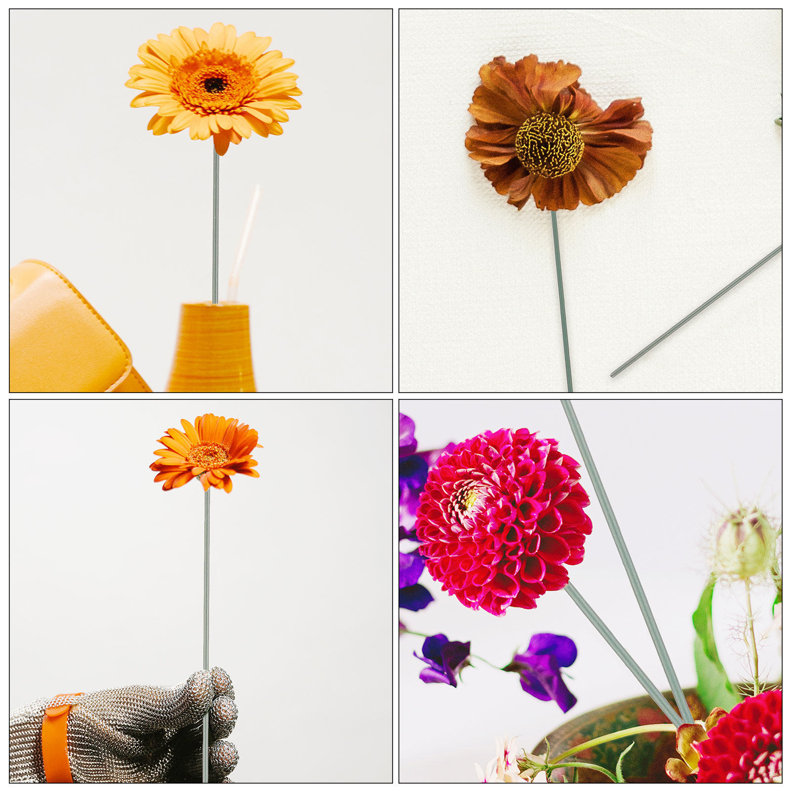 180Pcs 40Cm Green Floral Stem  - Wire Stem Florist review and price