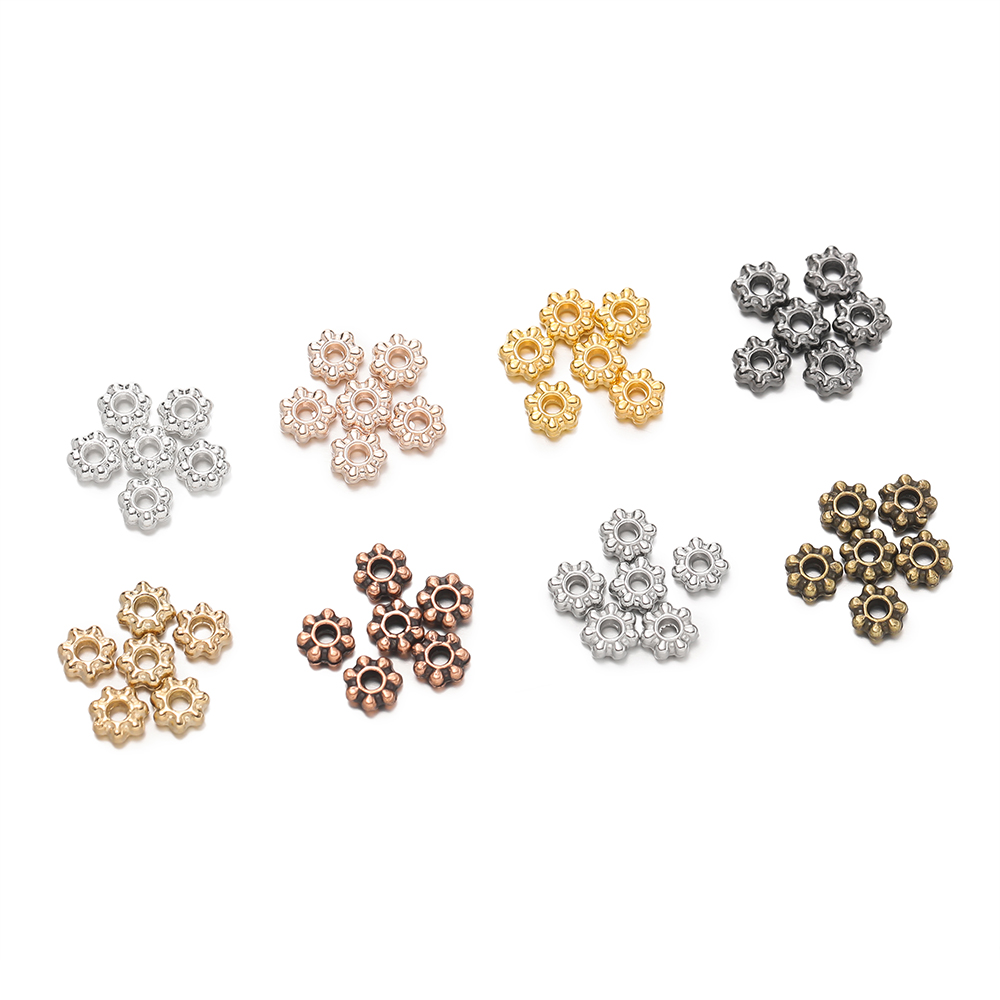 200Pcs 4/6mm Alloy Snowflake B - Supply Florist review and price