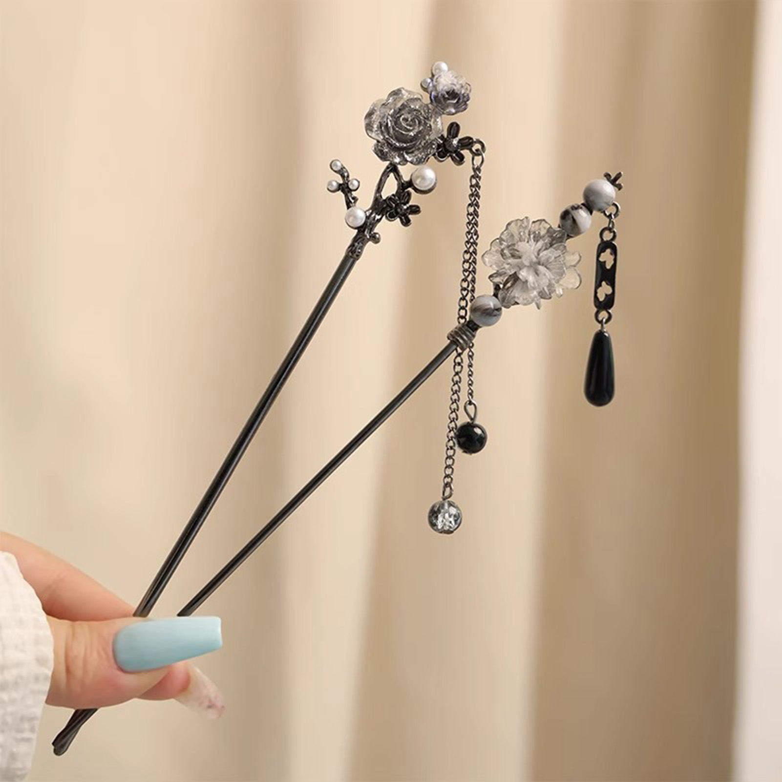 Elegant Flower Hair Sticks For - Supply Florist review and price