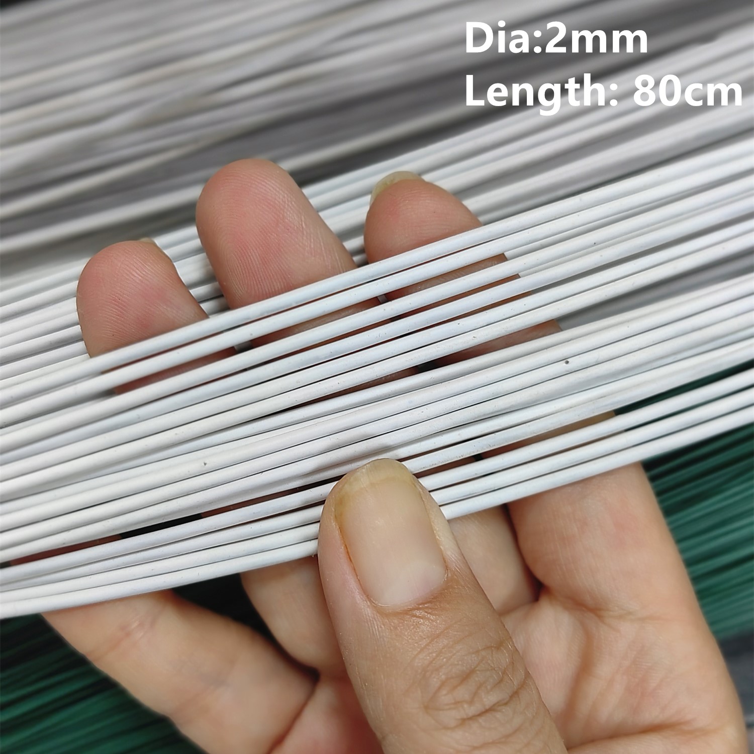 2# 2mm/1.2mm 30pcs 80cm Length - Wire Stem Florist review and price