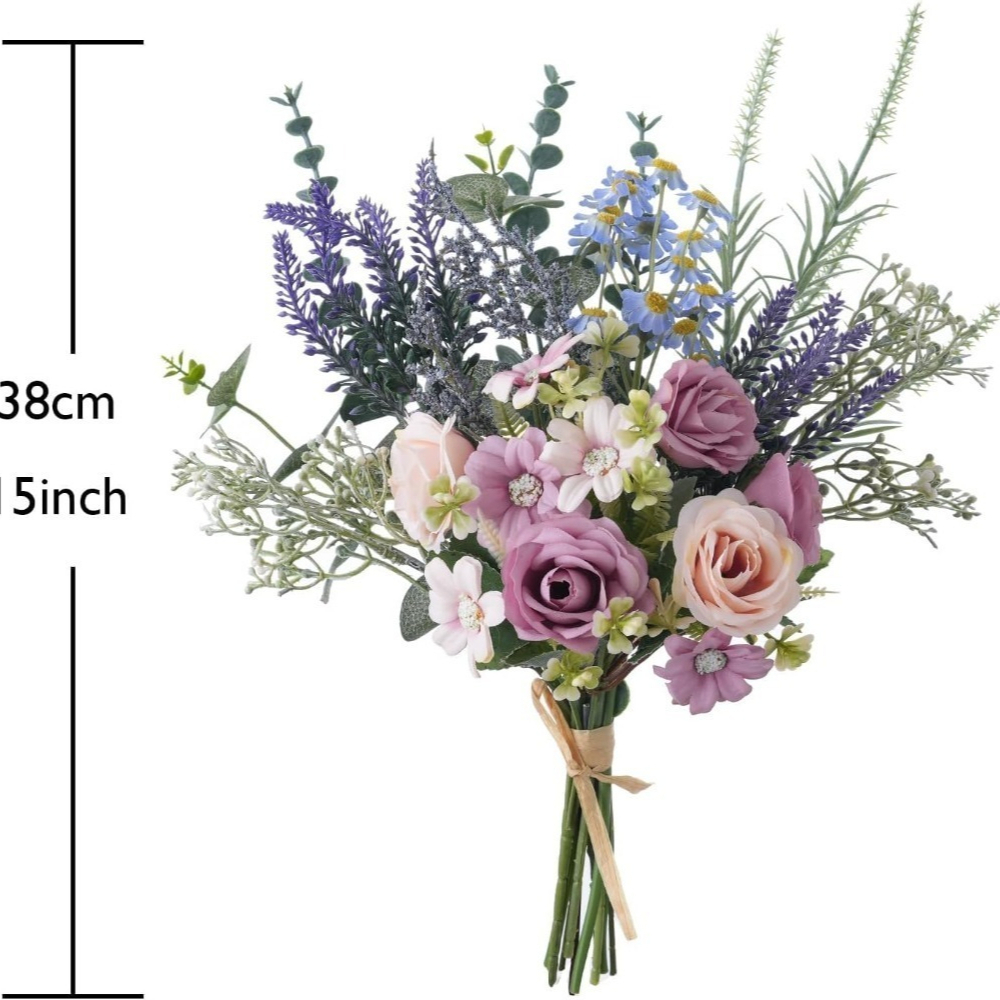 Bouquets of dried roses and ba - Baby Breath Dried review and price