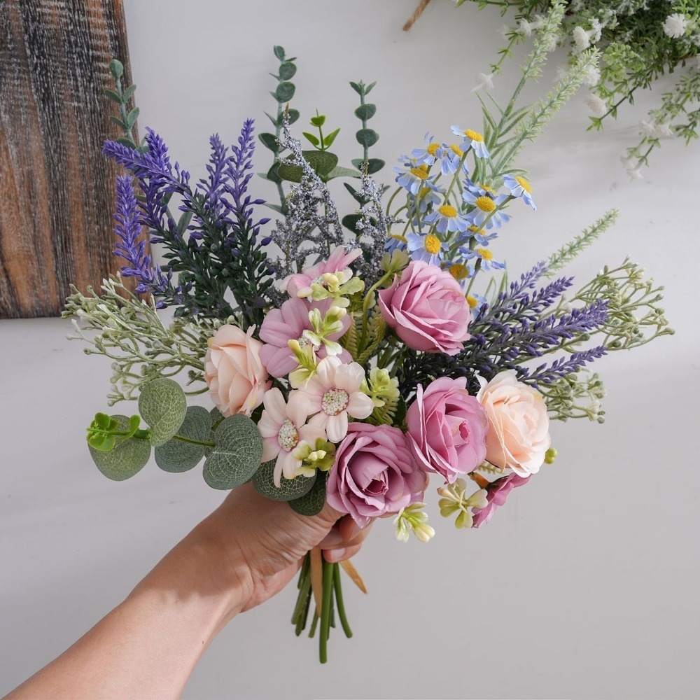 Bouquets of dried roses and ba - Baby Breath Dried review and price