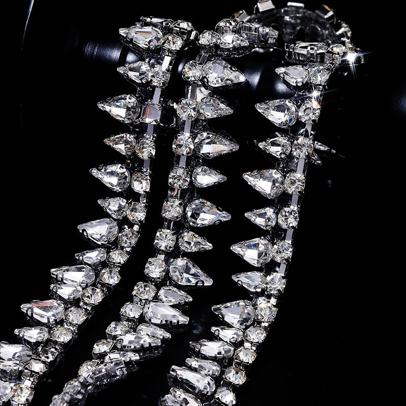 1Yard Crystal Rhinestone Borde - Ribbon Wired Satin review and price