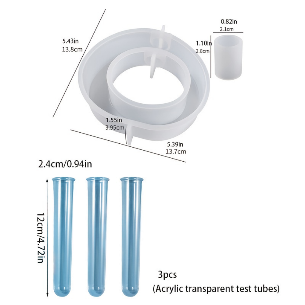 4PCS Flower Vase Silicone Mold - Florist Supply Vases review and price