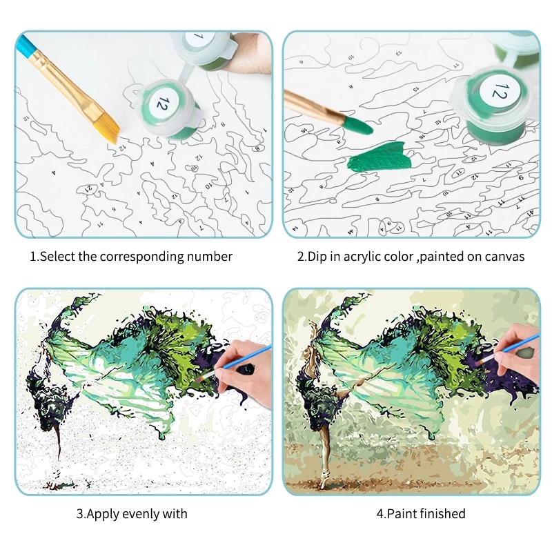 GATYZTORY DIY Painting By Numb - Florist Supply Vases review and price